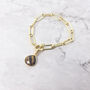 18ct Gold Plated Tiger's Eye Healing Crystal Bracelet, thumbnail 1 of 5
