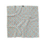Fabric Gift Wrap Reusable Furoshiki Teal Floral, thumbnail 5 of 7