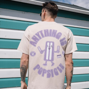 Anything Is Popsicle Men's Graphic T Shirt, 3 of 4