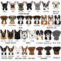 Personalised Dog Mum Dog Lover Pet Portrait Cushion, thumbnail 5 of 12