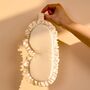 Silver Cloud Satin Frilly Sleep Mask Buttercup Collection, thumbnail 3 of 4