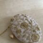 Light Pink Oval Handcrafted Clutch Bag, thumbnail 8 of 10