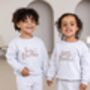 Embroidered Big/Little Sibling Sweatshirts With Heart Design Brother And Sister Available, thumbnail 5 of 11