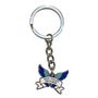 She Flies With Her Own Wings Latin Motto Enamel Keyring Gift, thumbnail 2 of 2