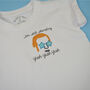 'I'm Still Standing' Embroidered Kids T Shirt, thumbnail 2 of 3