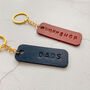 Personalised Leather Keyring Gift For Her, thumbnail 6 of 8