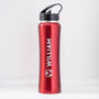 Personalised Football Sports Style Thermos Water Bottle, thumbnail 4 of 6
