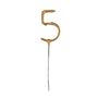 Gold Number Cake Sparkler Numbers, thumbnail 7 of 11