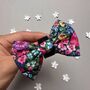 Candy Floral Dog Cat Velcro Bow Tie, thumbnail 1 of 5