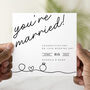 Personalised Your Married Wedding Day Card, thumbnail 1 of 3