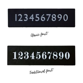 Slate House Sign Size, Style, And Colour Options, 10 of 11