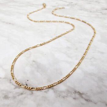 18k Gold Vermeil Plated Garnet Everyday Necklace, 4 of 5