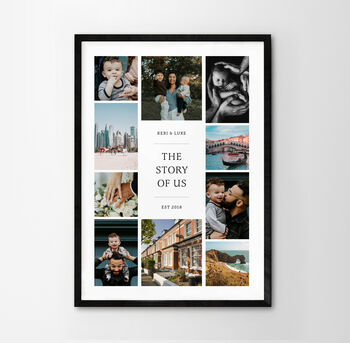Personalised Photo Poem Funeral Print, 7 of 7