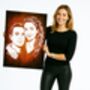 Personalised Portrait From Photo | Paint Your Own | Diy Kit | 50 X 40cm, thumbnail 6 of 8