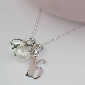 Personalised Birthday And Freshwater Pearl Necklace, 6 of 8