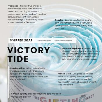 Victory Tide Whipped Soap – Fresh Marine And Citrus Body Wash, 2 of 6