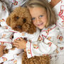 Personalised Dog Santa Christmas Pyjamas, thumbnail 9 of 12