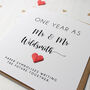 Personalised 1st Anniversary Card With Paper Heart, thumbnail 4 of 7