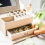 Personalised Saffiano Star Sign Jewellery Box, thumbnail 6 of 11