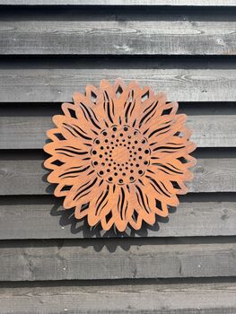 Sunflower Wall Feature , Garden Fence Decoration , House Sign, 12 of 12