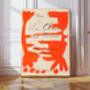 Picasso Set Of Two Orange Exhibition Art Prints, thumbnail 4 of 4