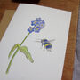 Forget Me Not And Bee Any Occasion Greetings Card, thumbnail 7 of 7