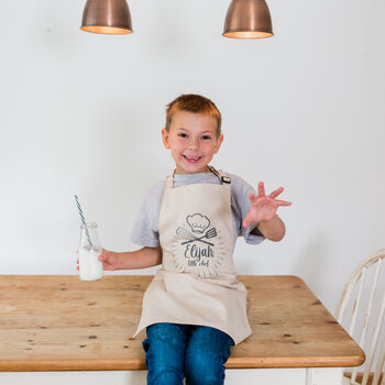 Personalised Little Chef Kids Apron, 12 of 12