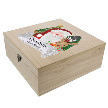 Personalised Santa And Reindeer Christmas Eve Box, 6 of 6