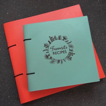 Personalised Leather Recipe Book, 7 of 12