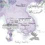 Personalised Travel And Holiday Illustrated Map, thumbnail 2 of 5