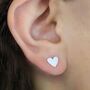 Sterling Silver Ball Stud Ear Jackets, thumbnail 5 of 6