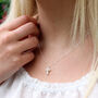 Personalised Gold Plated Or Silver Pearl Cross Necklace, thumbnail 1 of 5
