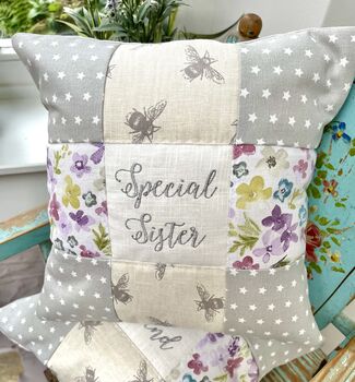 Special Friend Cushion Bees And Flowers, 5 of 8