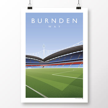 Bolton Stadium Burnden Way Poster, 2 of 7