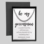 Chunky Silver Groomsman Gift Necklace Be My Groomsman, thumbnail 1 of 6