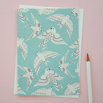 Pack Of Four Bird Print Greetings Cards, 2 of 6