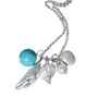 Silver Beachcomber Shell Charm Necklace, thumbnail 2 of 7