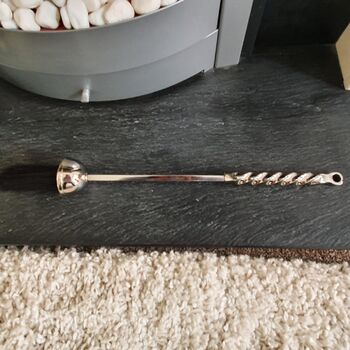 Chrome Fireside Companion Five Piece Stag Design Fireplace Set, 7 of 9