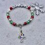 Personalised Christmas Xmas Charm Bracelet, thumbnail 6 of 11