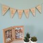 Personalised Wooden Wedding Bunting, thumbnail 4 of 10