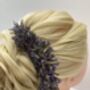 Dried Purple Limonium Flower Hair Comb, thumbnail 4 of 4