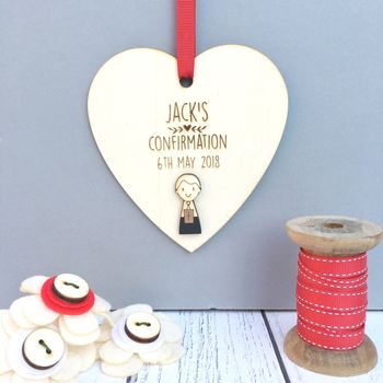 Personalised First Holy Communion Heart, 4 of 8