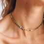 Maraja Flat Bead Choker Necklace, thumbnail 3 of 7