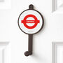 London Underground Station Tube Line Wall Coat Hooks, thumbnail 6 of 9