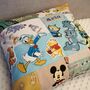 Keepsake Memory Pillow Made From Baby Clothes: Favourite Characters Patchwork Cushion Gift, thumbnail 11 of 12