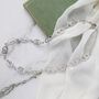 Monogrammed Charm Statement Sterling Silver Bracelet, thumbnail 9 of 11