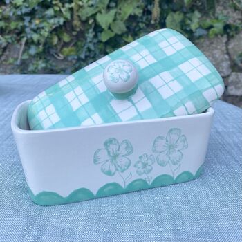Hand Painted Butter Dish, 4 of 5