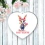 Cute Girl Bunny Glasses Love Decoration, thumbnail 2 of 2