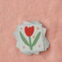 Tulip Flower Holographic Glitter Vinyl Sticker, thumbnail 2 of 6