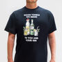 'Good Tonics We Bring' Mens Gin Christmas T Shirt, thumbnail 1 of 5